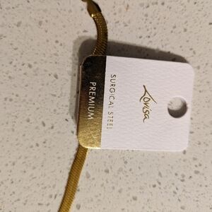 Stainless Steel Gold Plated Necklace